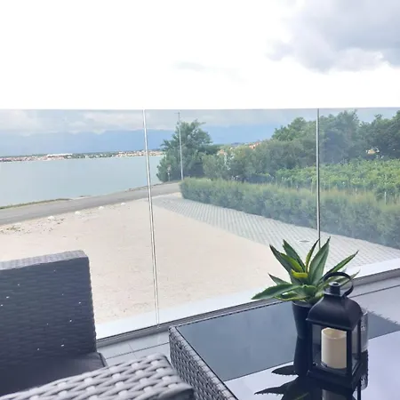 Luxury Beachfront Villa Crystal Aenona - By Ta Leut Agency Nin Exterior foto
